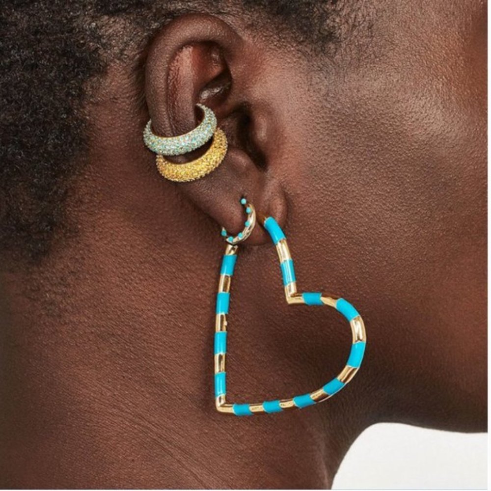 Bohemian Crystal Ear Cuff Earring - Picture 6 of 16